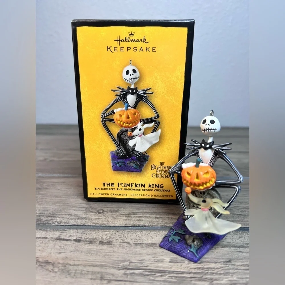 Hallmark NIB 2008 Halloween Ornament Jack Skellington Nightmare Before Christmas